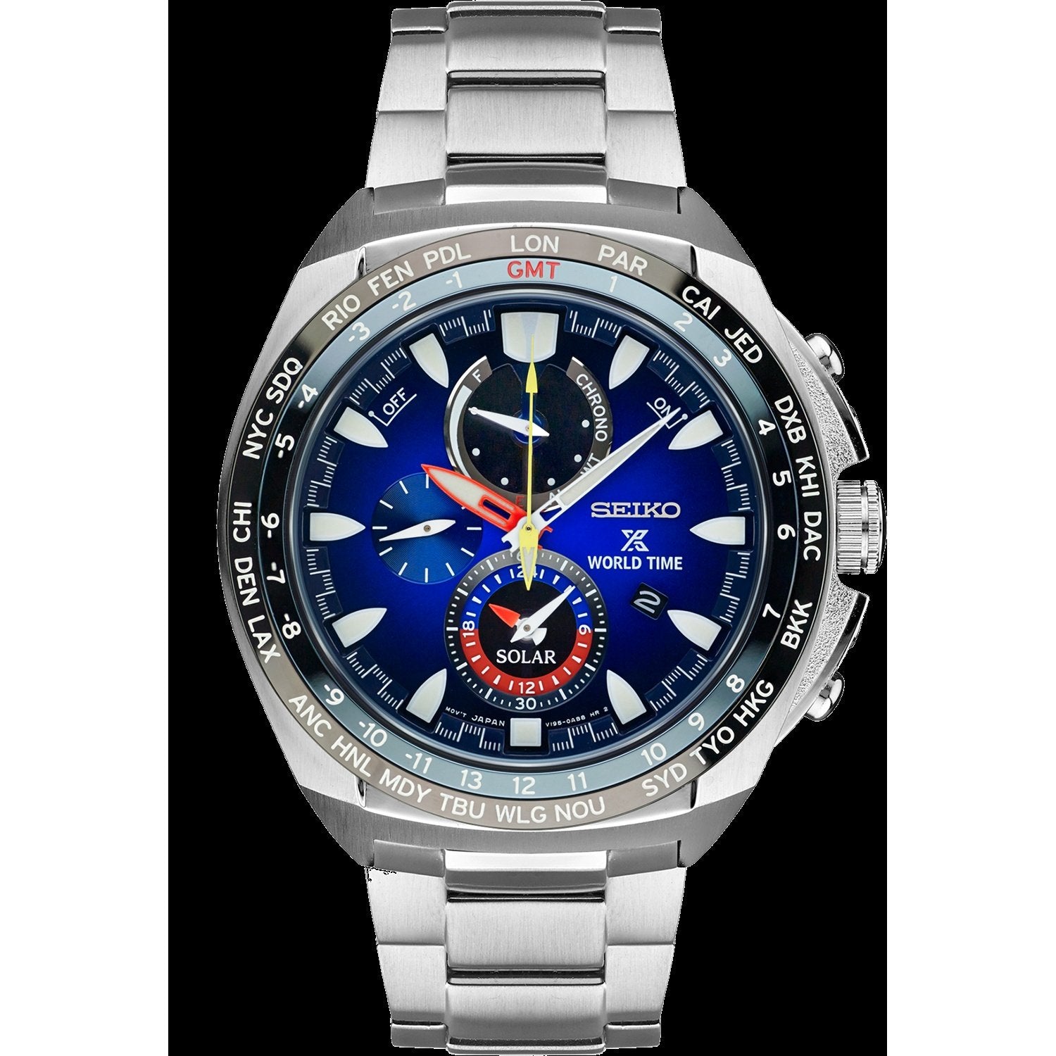 Seiko Men's SSC549 Prospex Chronograph Stainless Steel Watch - Bezali