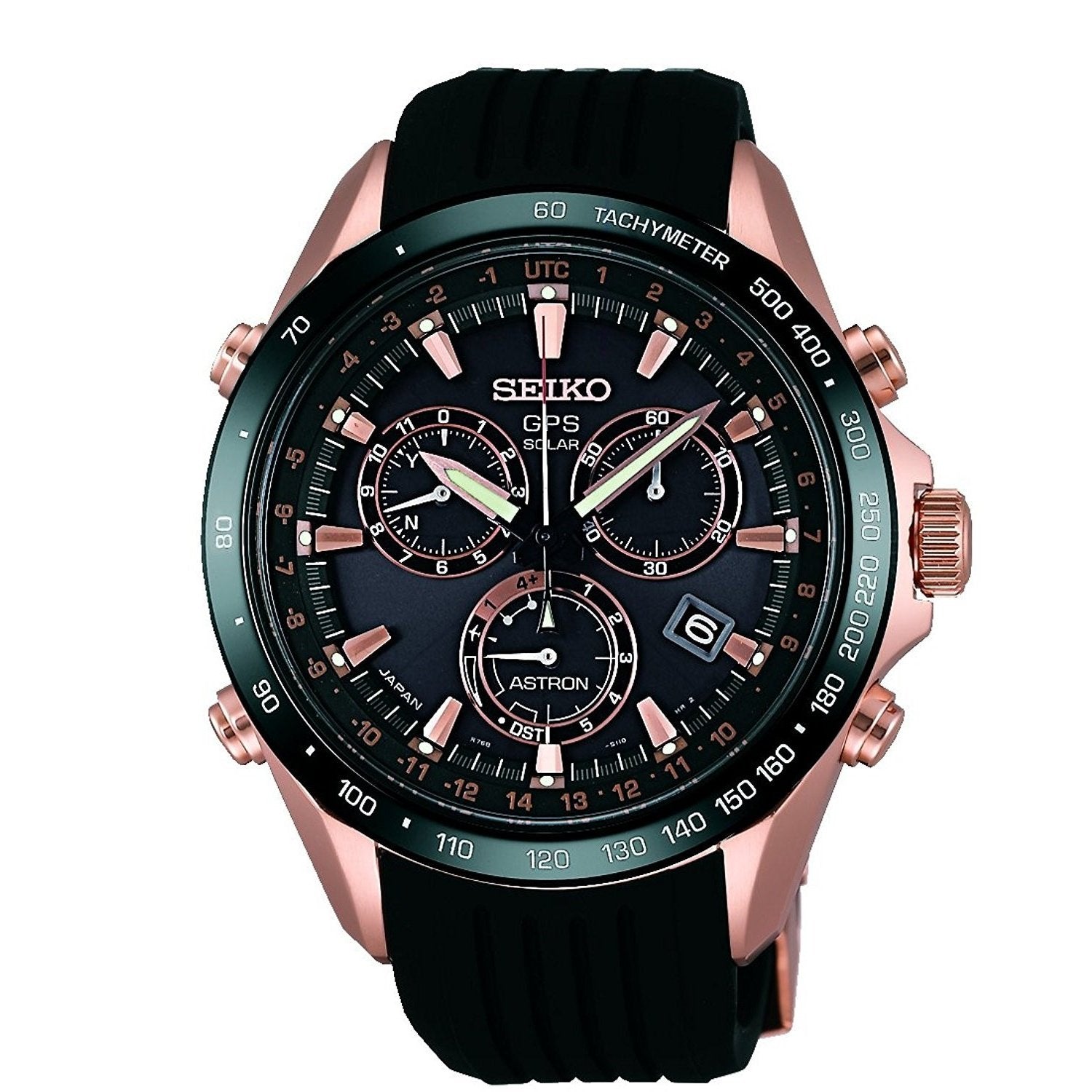 Seiko Men's SSE022 Astron GPS Solar Novak Djokovic Limited Edition Chr -  Bezali