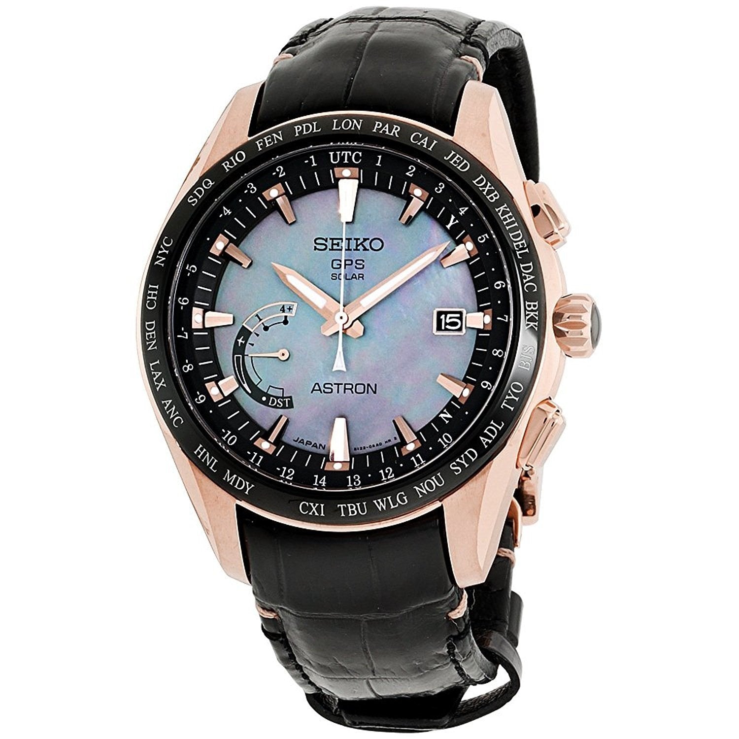 Seiko Men's SSE105 Astron GPS Solar Novak Djokovic Limited Edition Wor -  Bezali