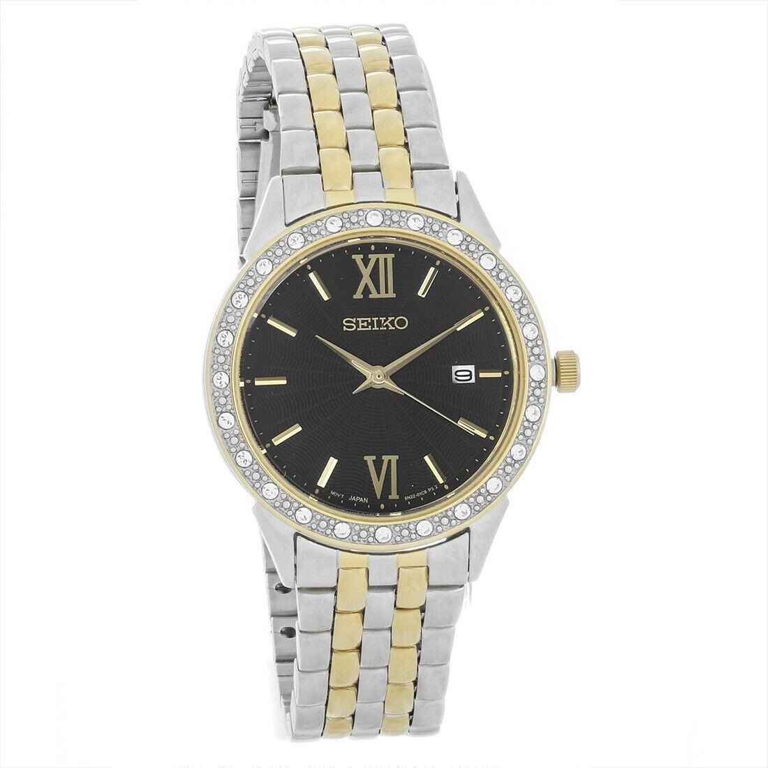 Seiko Women's SUR684 Seiko Quartz Two-Tone Stainless Steel Watch - Bezali