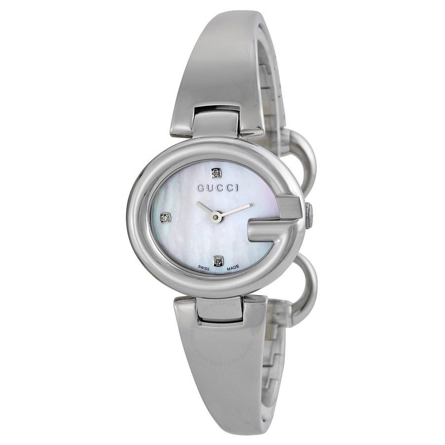 Gucci Women's YA134502 Guccissima Stainless Steel Watch - Bezali