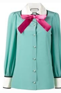 Gucci Silk Pussy Bow Blouse – Uberchique
