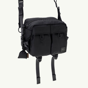 Head Porter Japan Tanker Black Waist Bag