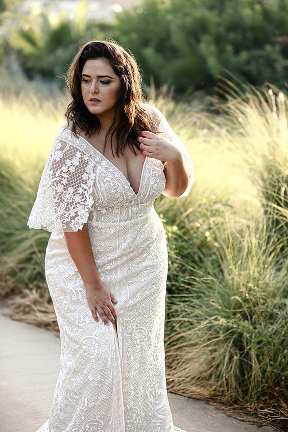 10 bellissimi abiti da sposa per spose taglie forti: abiti da sposa per donne curvy