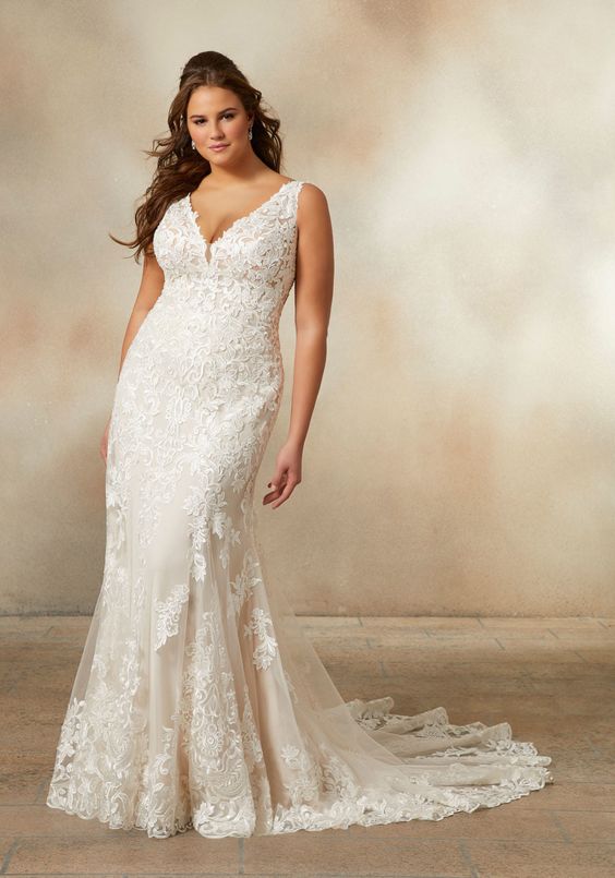 10 bellissimi abiti da sposa per spose taglie forti: abiti da sposa per donne curvy