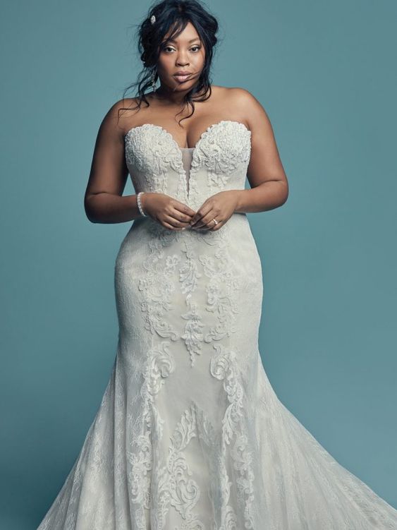 10 bellissimi abiti da sposa per spose taglie forti: abiti da sposa per donne curvy