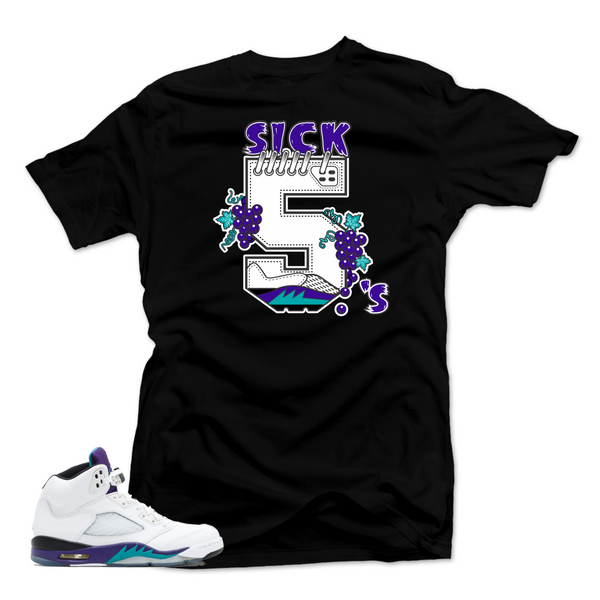 Jordan 5 Grape Fresh Prince Shirt-SICK 