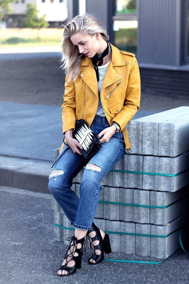 How To Pull Off A Yellow Leather Jacket With Style Leather Skin Shop