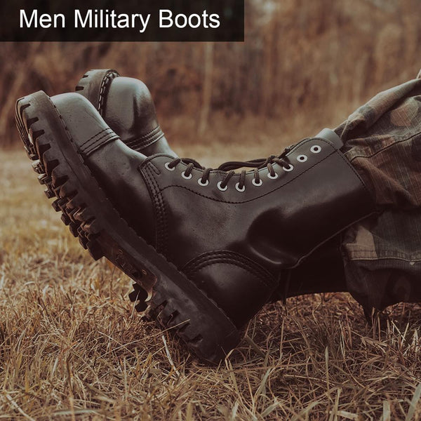 Military Combat Boots for Men | Leather Military Boots | LSS - Leather ...
