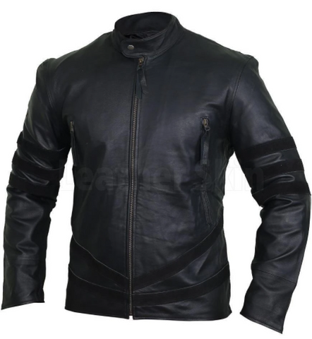 Men's Black Ebony Leather Jacket