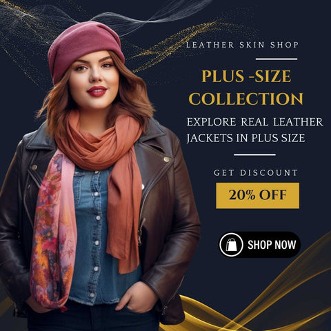 Plus Size Leather Jacket Collection