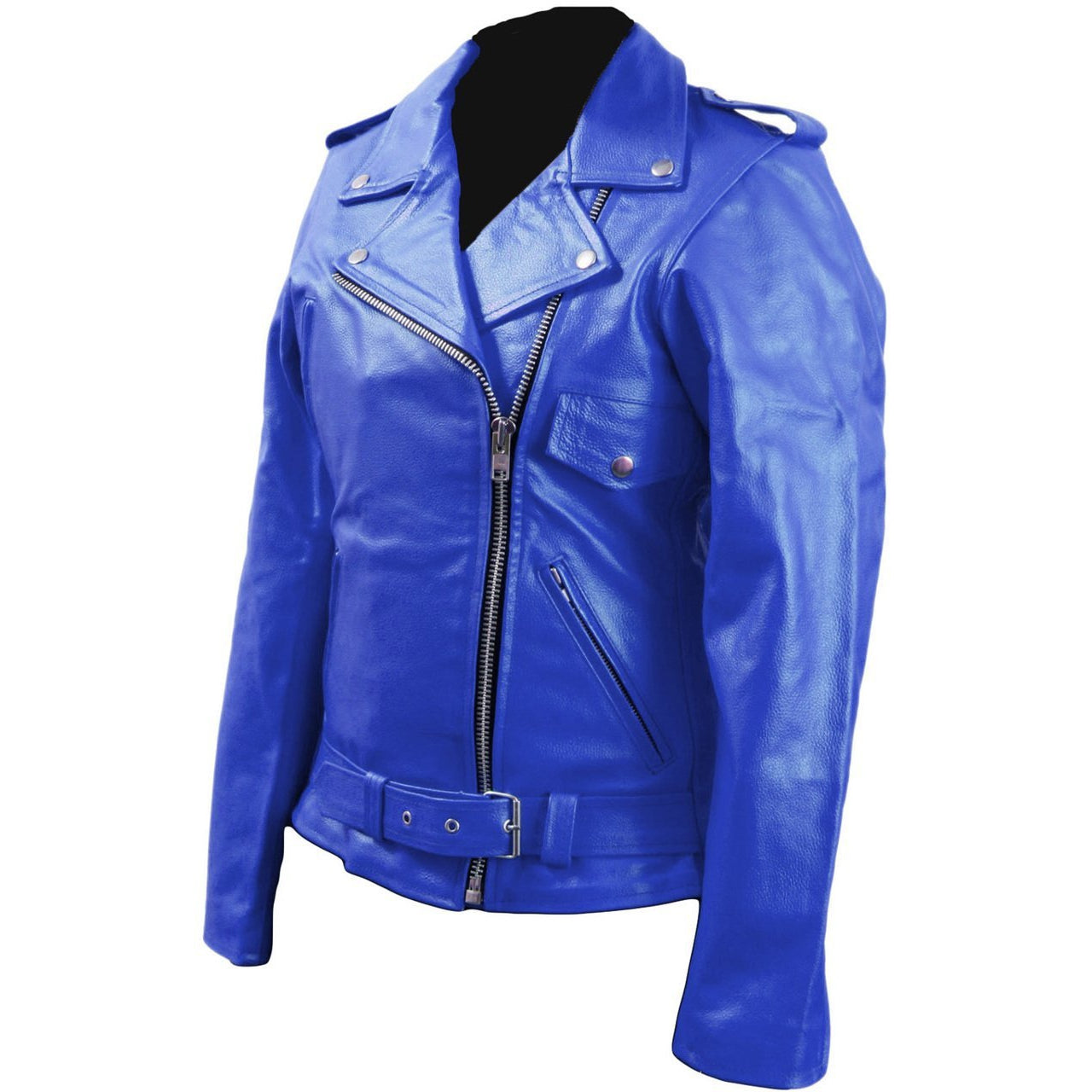 Blue Leather Jackets - Leather Skin Shop