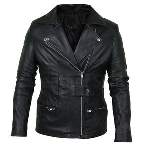 Classy Black Brando Genuine Leather Jacket - Leather Skin Shop