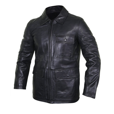 Classic Tortilla Leather Coat - Leather Skin Shop