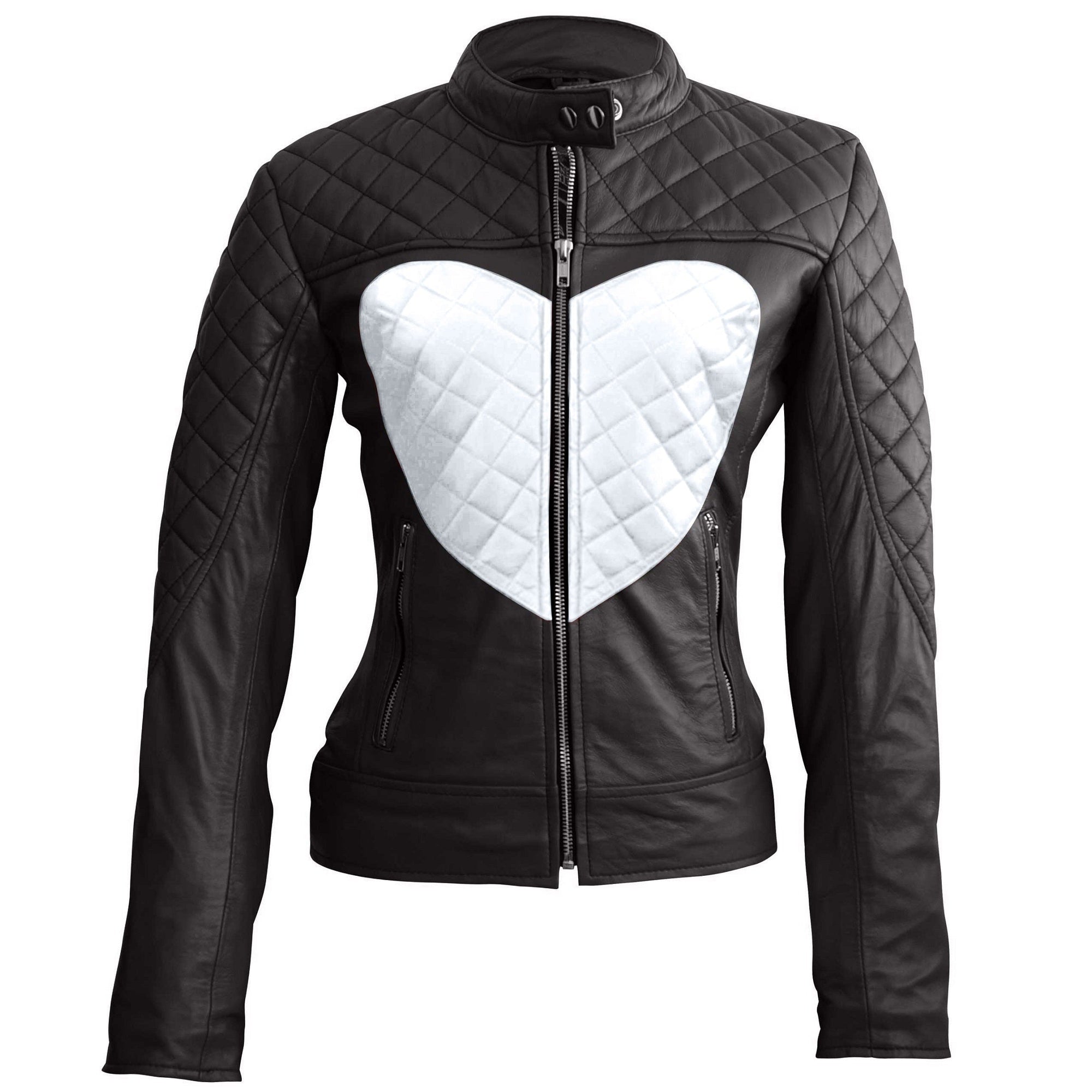 Women's Clothing, GenesinlifeShops, Blanca Vita short leather blazer  jacket Schwarz