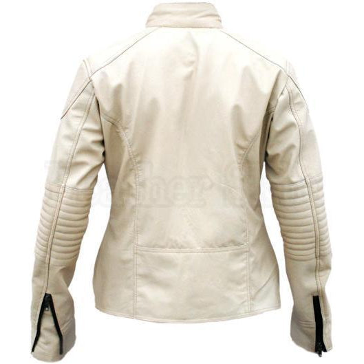 Leather Skin Cream White Unisex Premium Genuine Leather Jacket Leather Skin Shop 