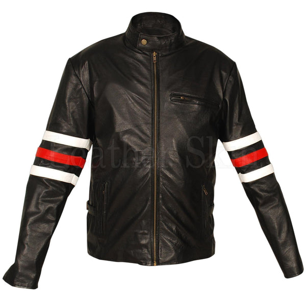 Leather Skin Men Black Premium Genuine Leather Jacket - Leather Skin Shop