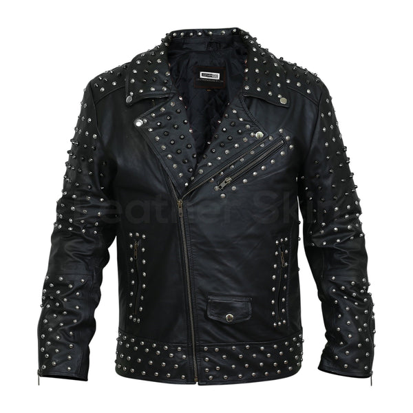 Spikes and Stud Leather Jackets - Leather Skin Shop