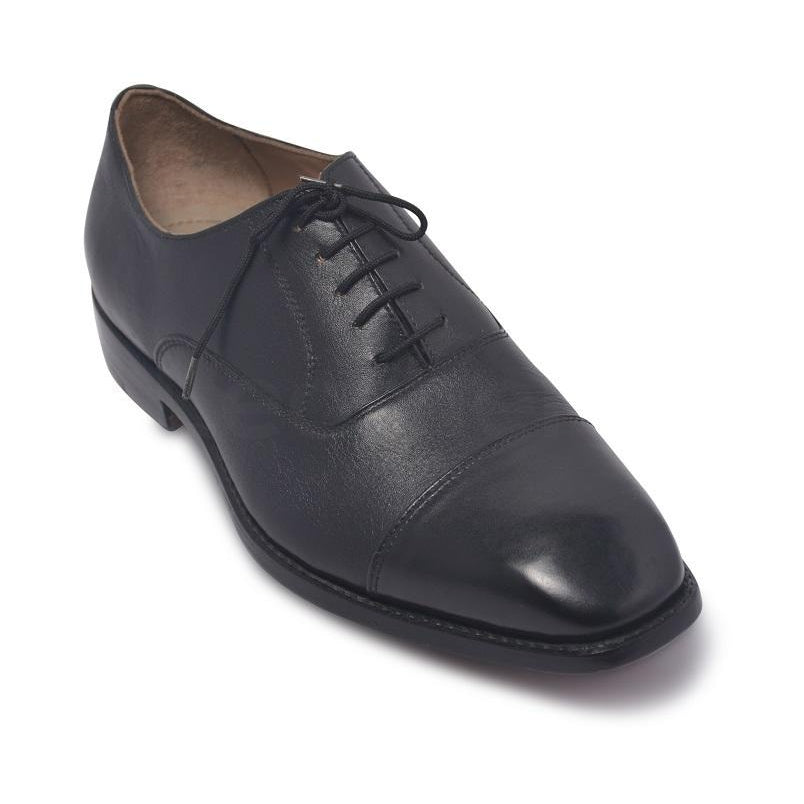 Men Black Formal Laces Genuine Leather Shoes - Leather Skin Shop