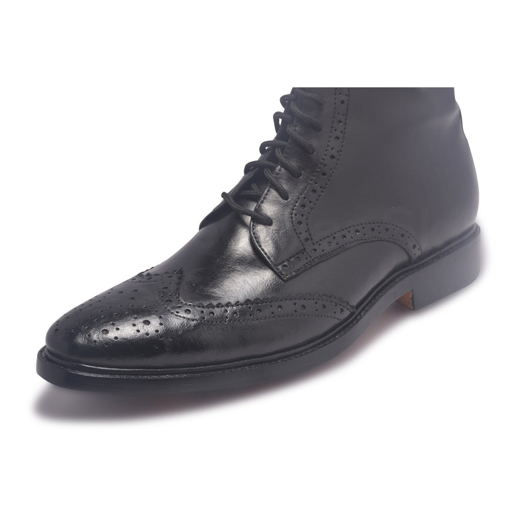 mens black wingtip