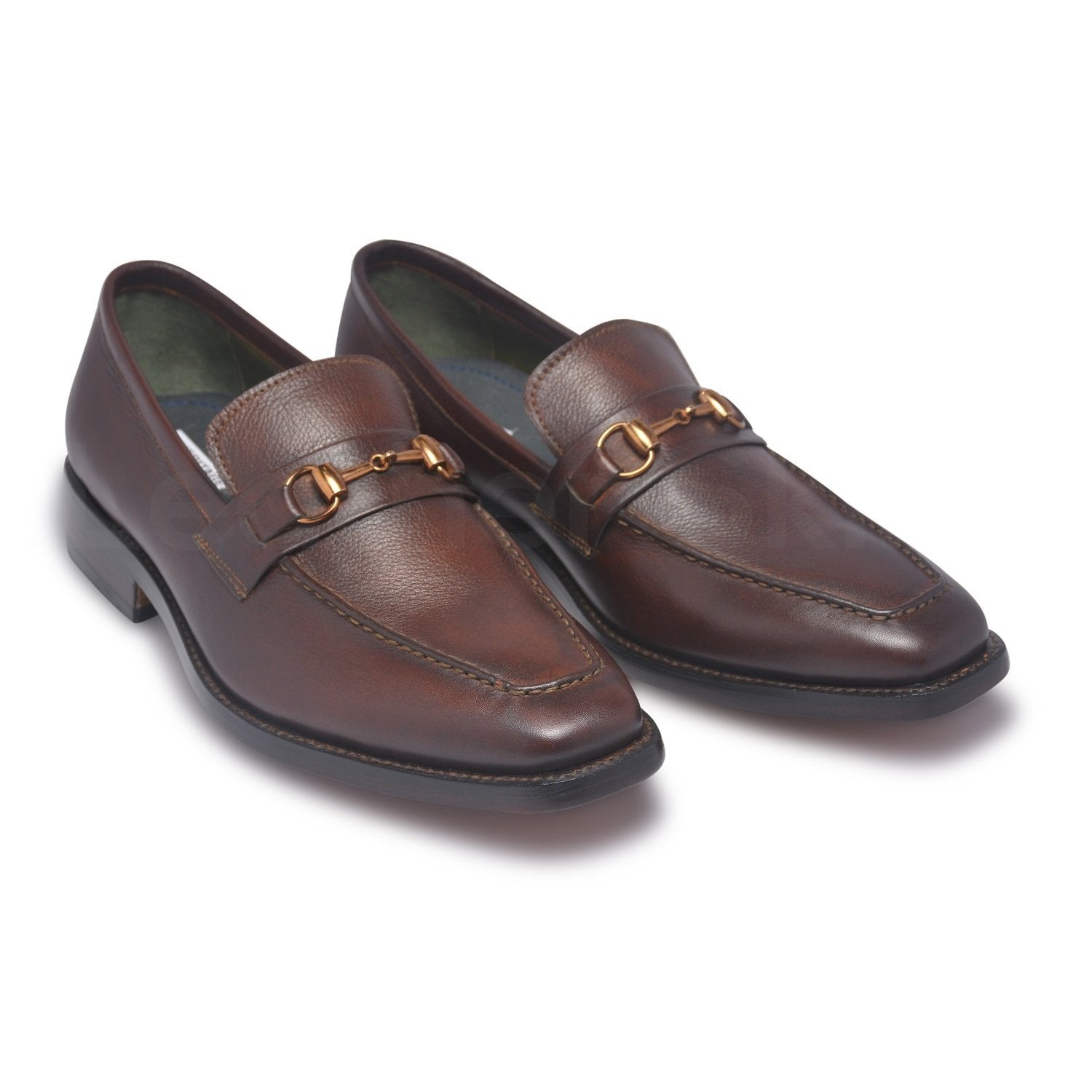 pure leather loafer shoes