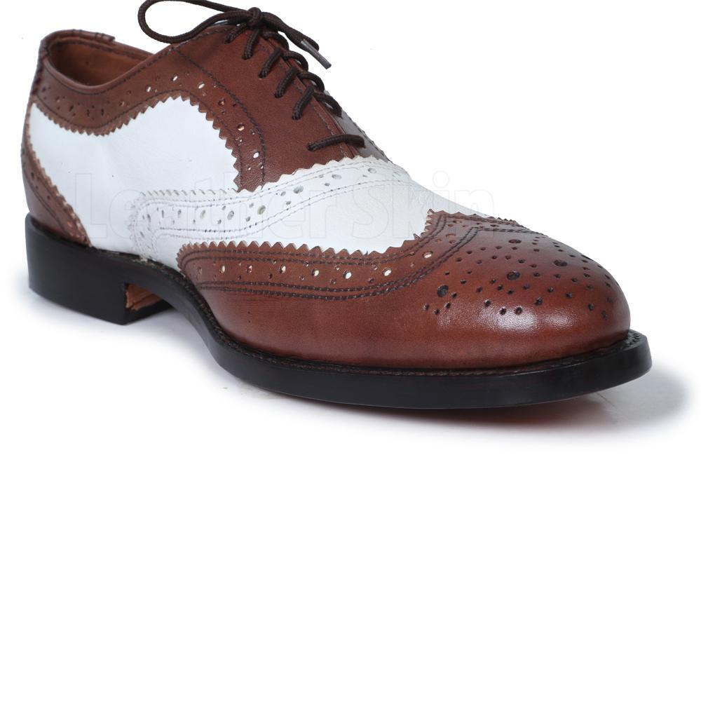 mens 2 tone oxford shoes