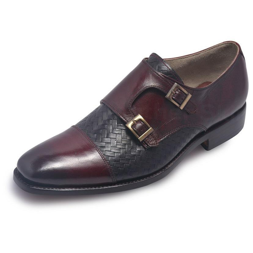 two tone monk strap shoes