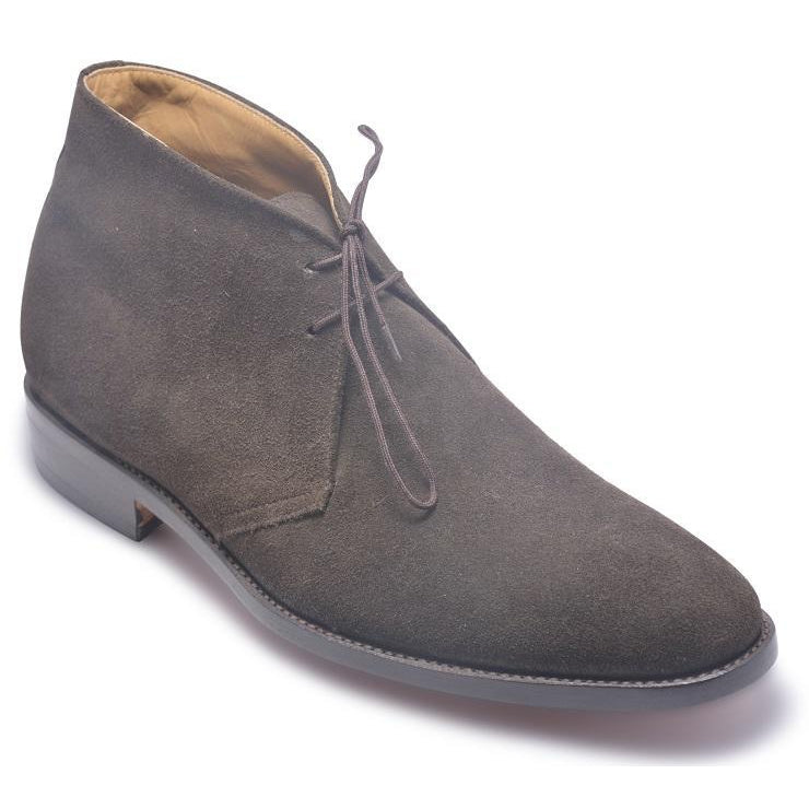 Men Gray Grey Lace Up Suede Chukka 
