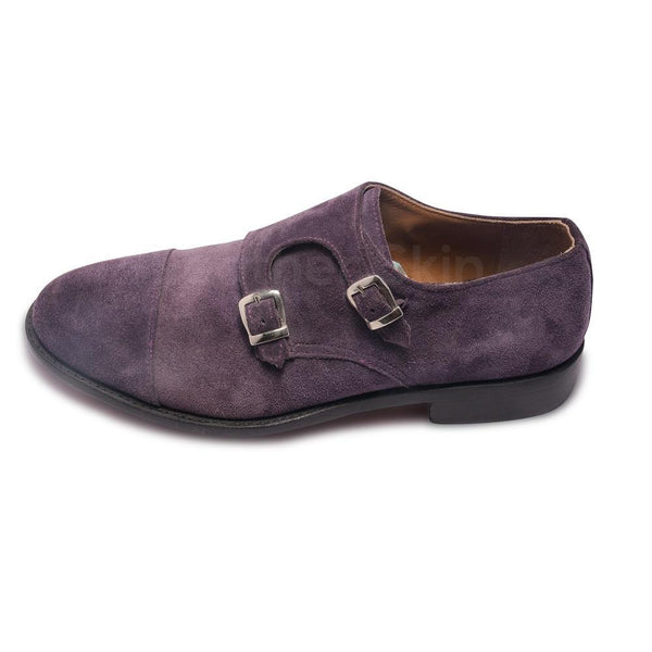 mens purple suede shoes