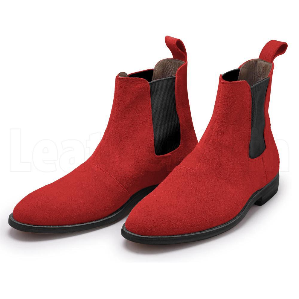 red boots men