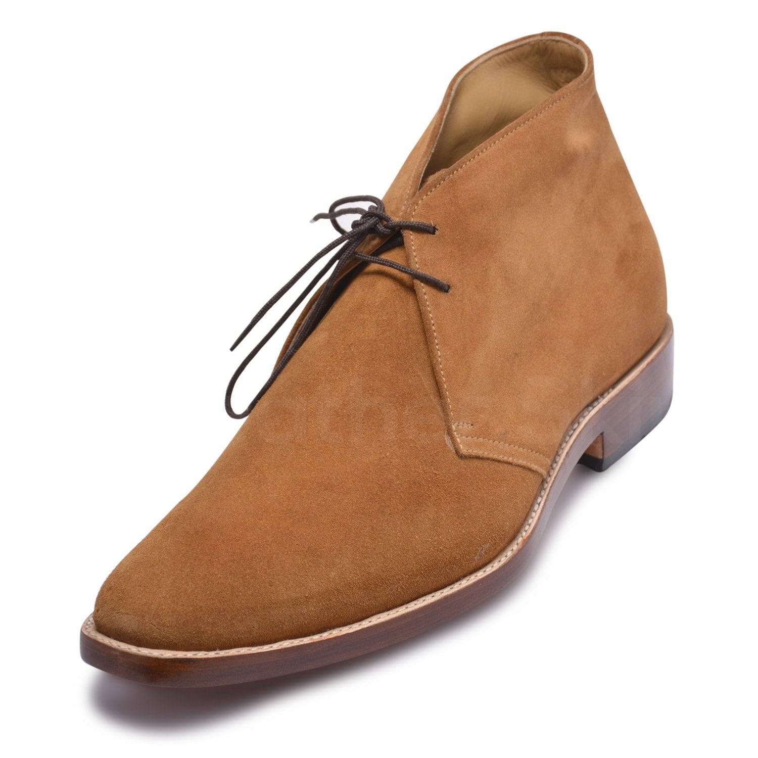 Men Tan Suede Chukka Leather Boots - Leather Skin Shop