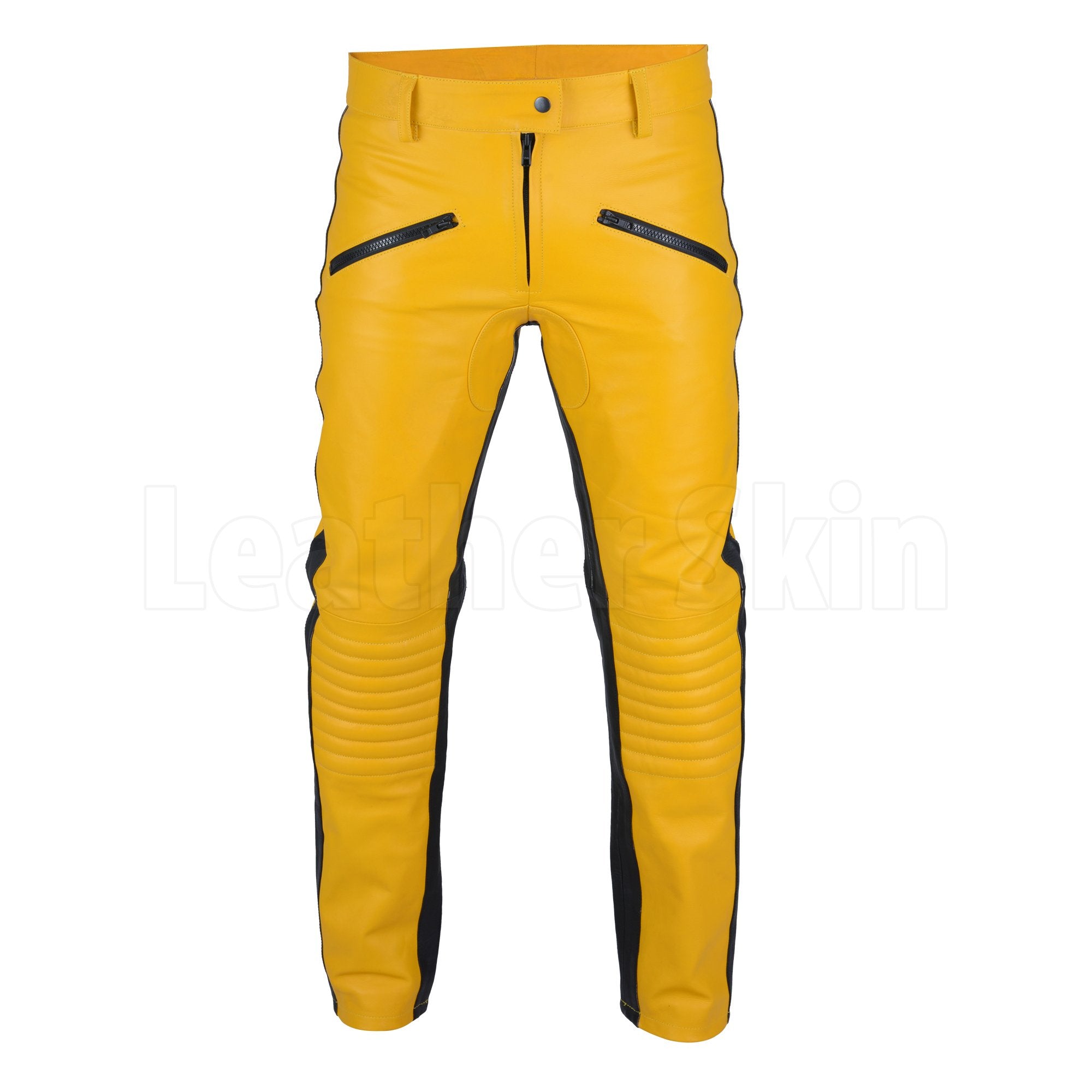 Yellow Leather Pants for Women – Women's Leather Pants - Leather Skin Shop