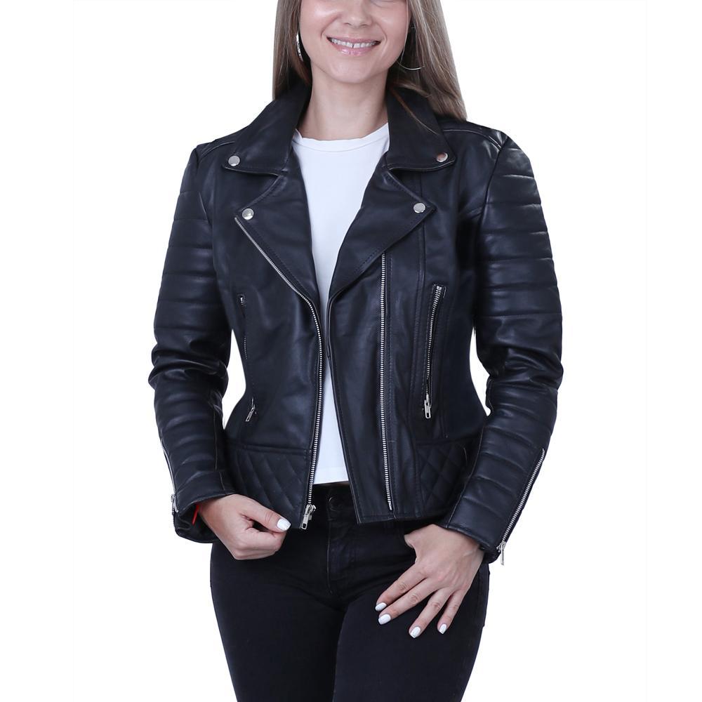 trendy womens leather jackets