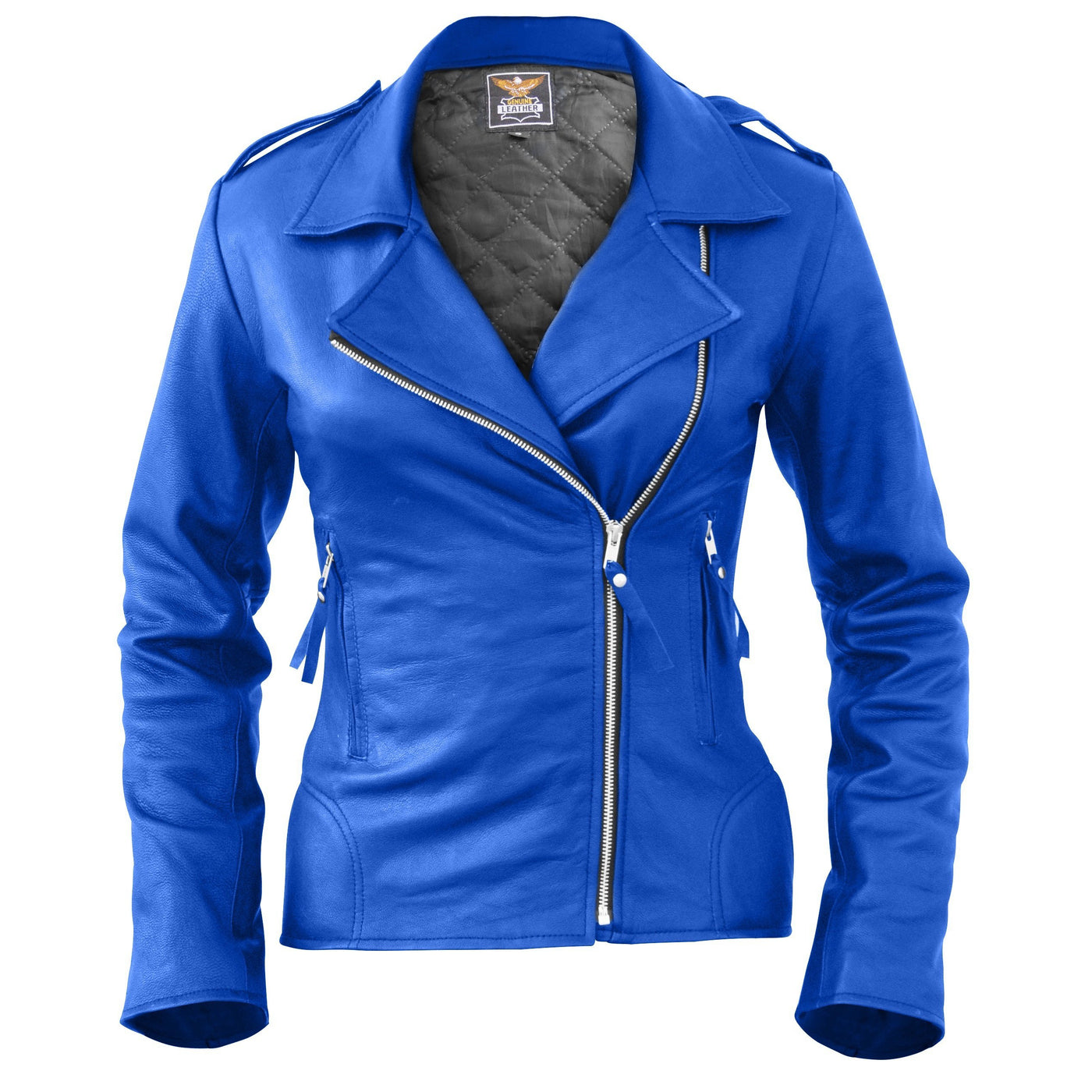 Leather Blue Jackets for Men & Women | Genuine Jackets by LSS - Leather ...