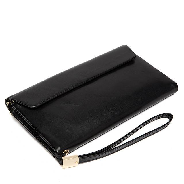 Men's Double Card Leather Wallet – San Filippo Leather