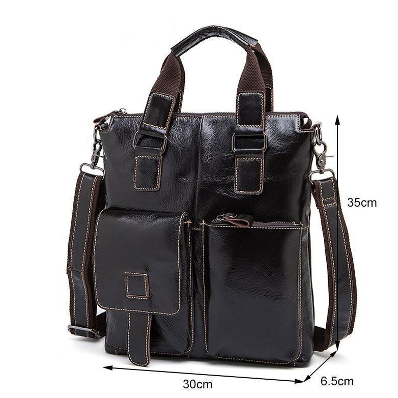 High Quality Leather Tote Shoulder Business Bag for Any Formal Occasion