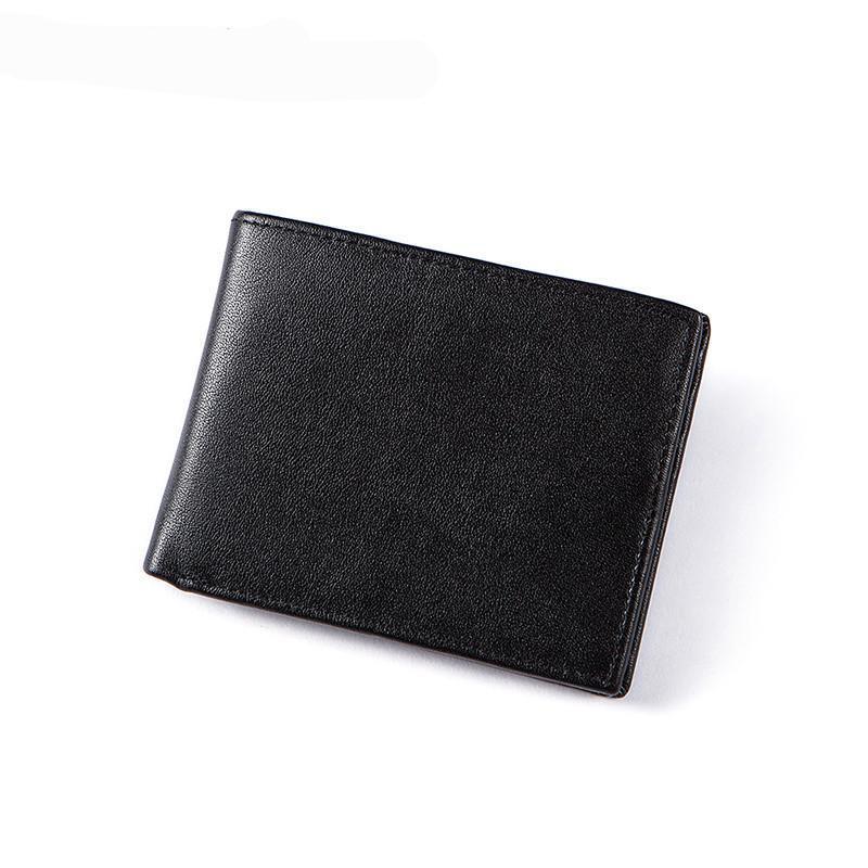 Men's Double Card Leather Wallet – San Filippo Leather