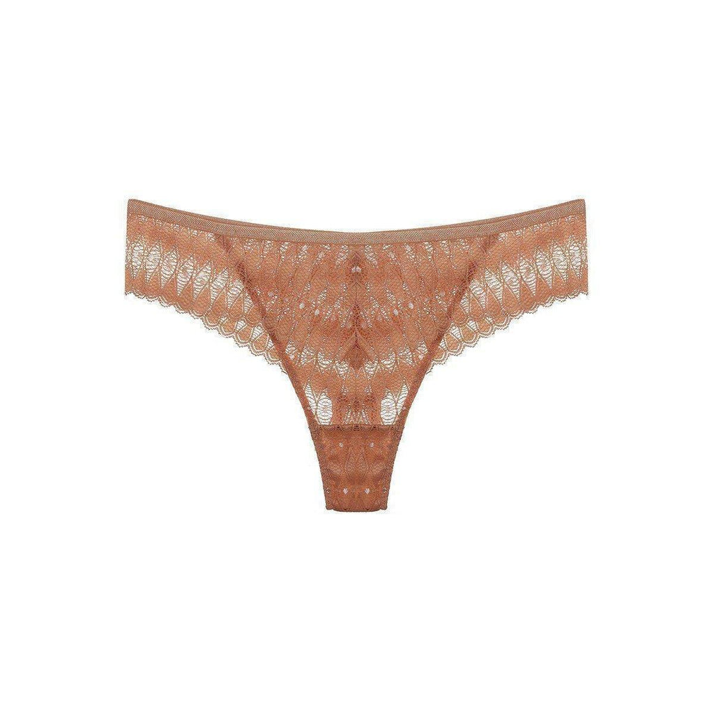 Mia Lace Band Thong Malt by Cherry Blossom Intimates