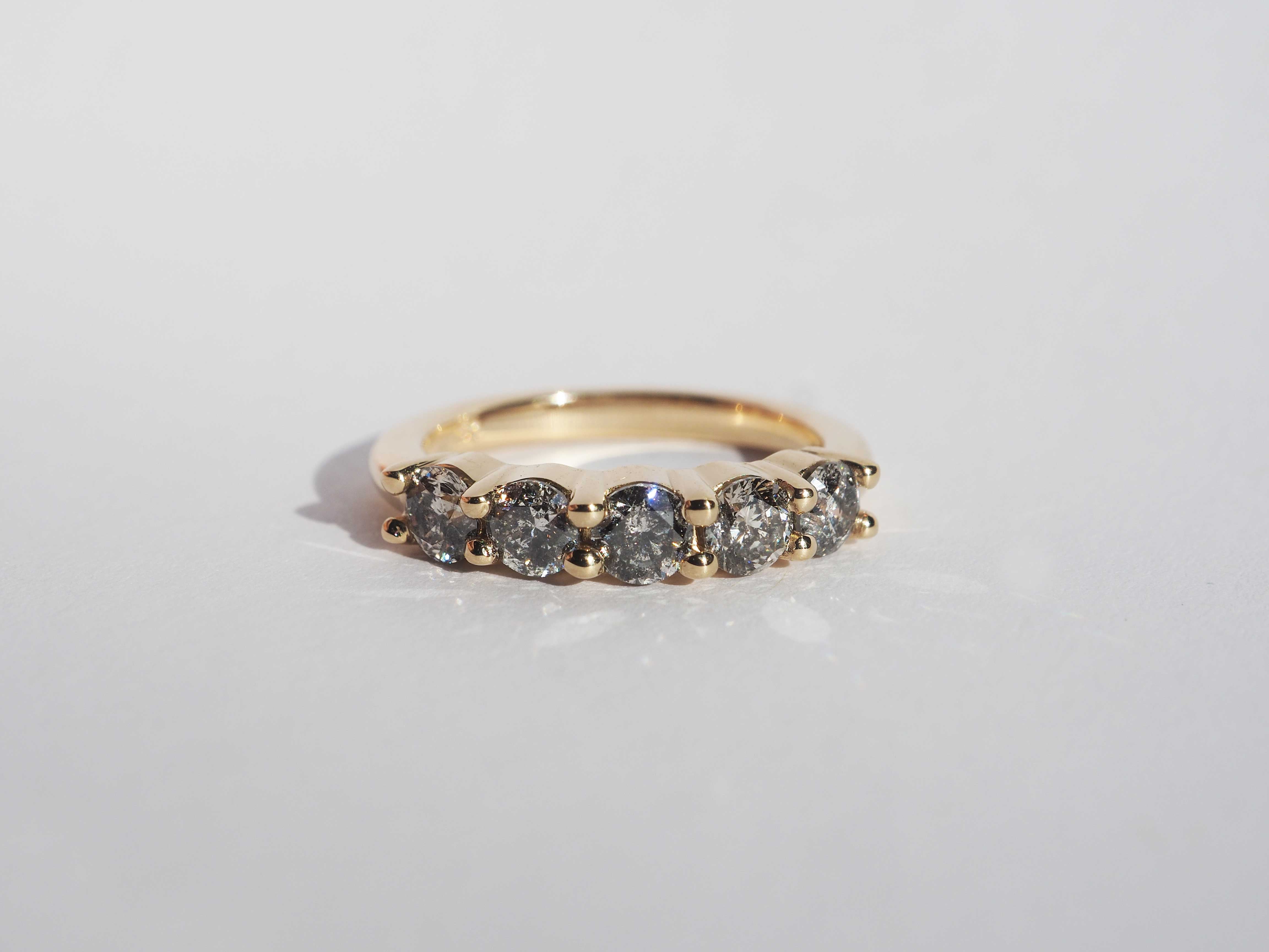 Quinn Ring Salt and Pepper Diamonds – Ali Munn