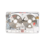 NINM Lab IT’S REAL Bluetooth Speaker w/Cassette Player Combo, Transparent Edition