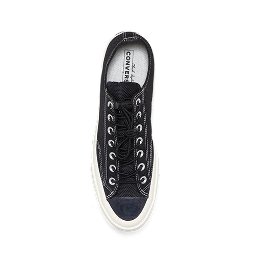 black leather converse slim