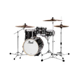 Pearl MDT764PC-701 Midtown 4-Piece Shell Pack (1614B/1007T/1312T/1355S), Black Gold Sparkle