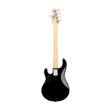 Sterling S.U.B Series RAY5 5-String Electric Bass Guitar, Maple Neck, Black
