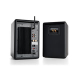 Audioengine A5+ Wireless Bluetooth Powered Bookshelf Speakers, Satin Black (Pair)