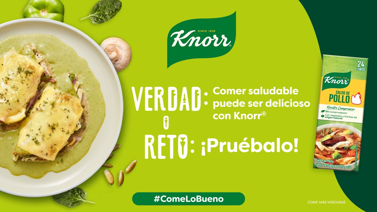 Knorr impulsa preparación de enchiladas con ingredientes nutritivos y –  iWay Magazine