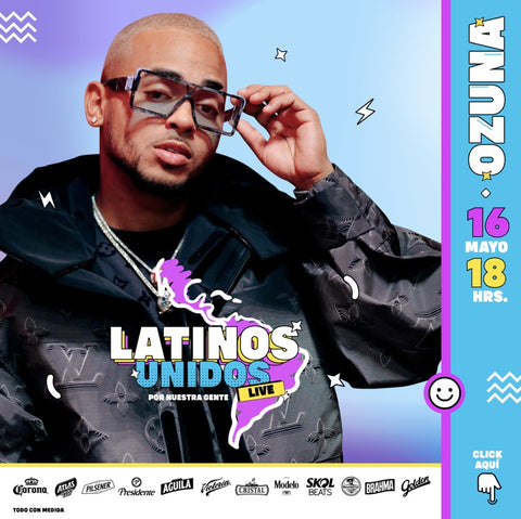 OZUNA ABRIRÁ EL PRIMER CONCIERTO LIVE STREAMING DE #LATINOSUNIDOS