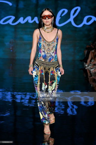 High Fashion Model Amber Zhaoyang Wang Shakes Up Miami Swim Week 2021