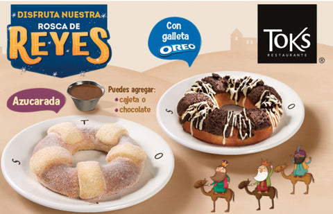 Rosca de Reyes Oreo toks