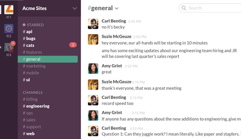 Slack group