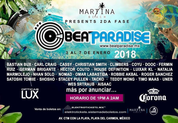 Trivia: BEAT-PARADISE: PASES PLAYA DEL CARMEN 2018